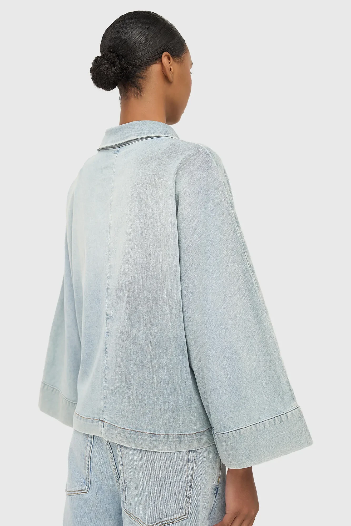 Blouse Dames Denim Kimono Carl 565