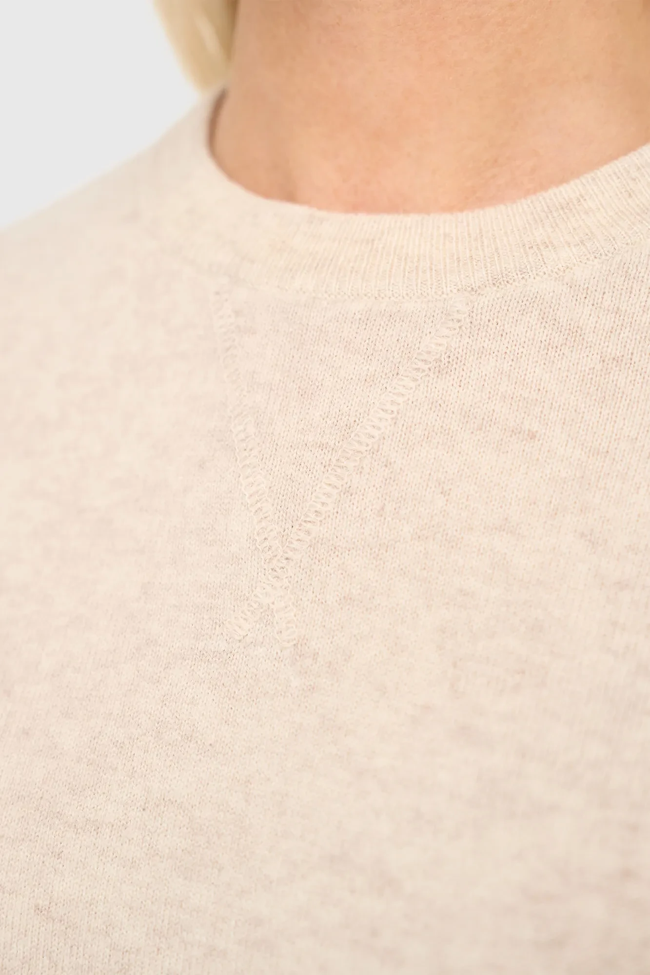 Cashmere Dames Trui Sweater Lewis Beige