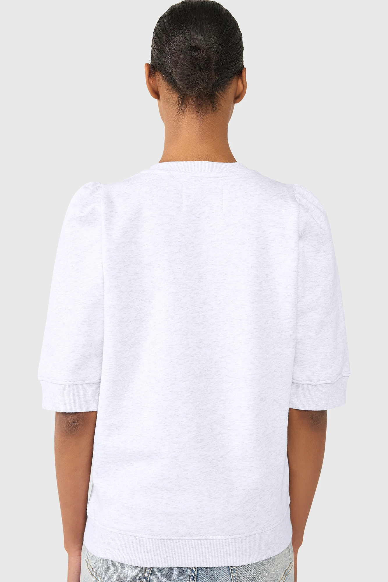 Frank Sweater Licht Grijs Patches